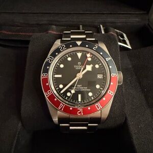 Tudor Black Bay GMT with Red and Blue Bezel